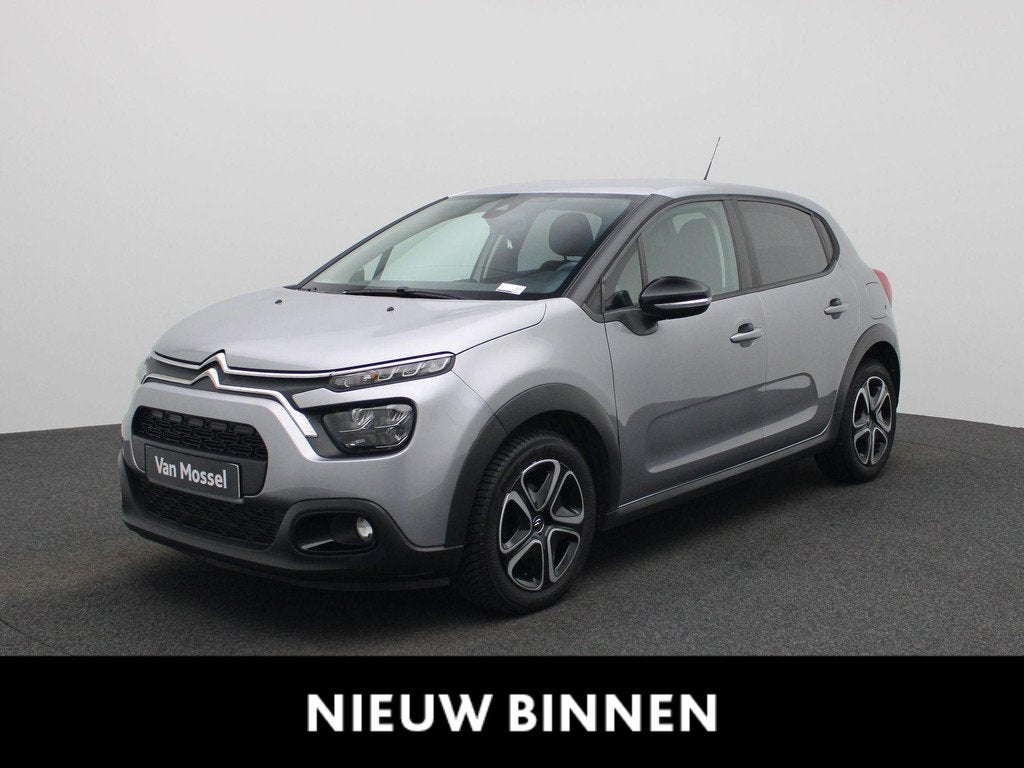 Citroën C3 1.2 PureTech 82 S&S MAN Feel, Argent ou Gris, Entreprise, Boîte manuelle, 5 portes