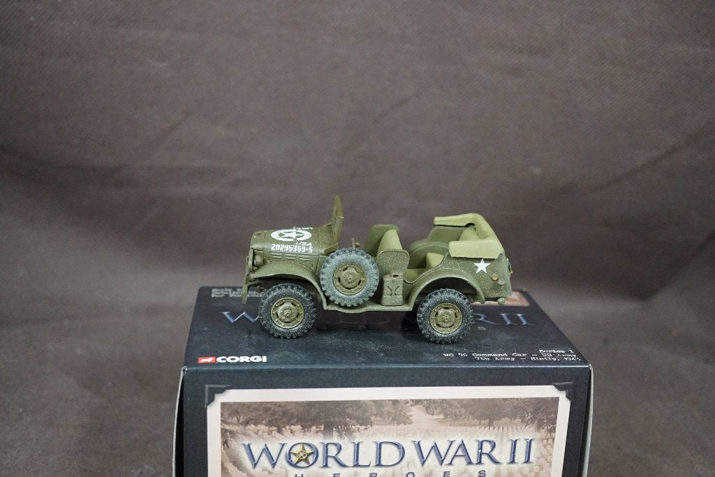 Corgi WC 56 command car - Italy 1943 - 1/43 - Limited ed., Hobby en Vrije tijd, Modelauto's | 1:43, Ophalen of Verzenden, Zo goed als nieuw