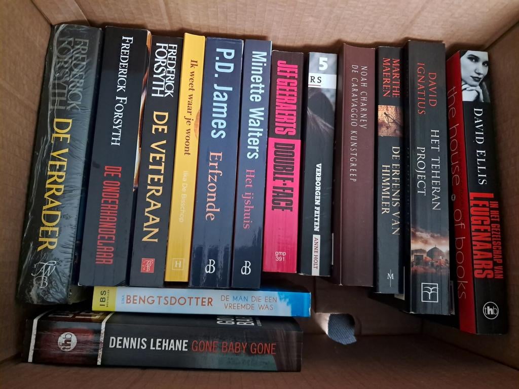 Doos boeken, Boeken, Ophalen