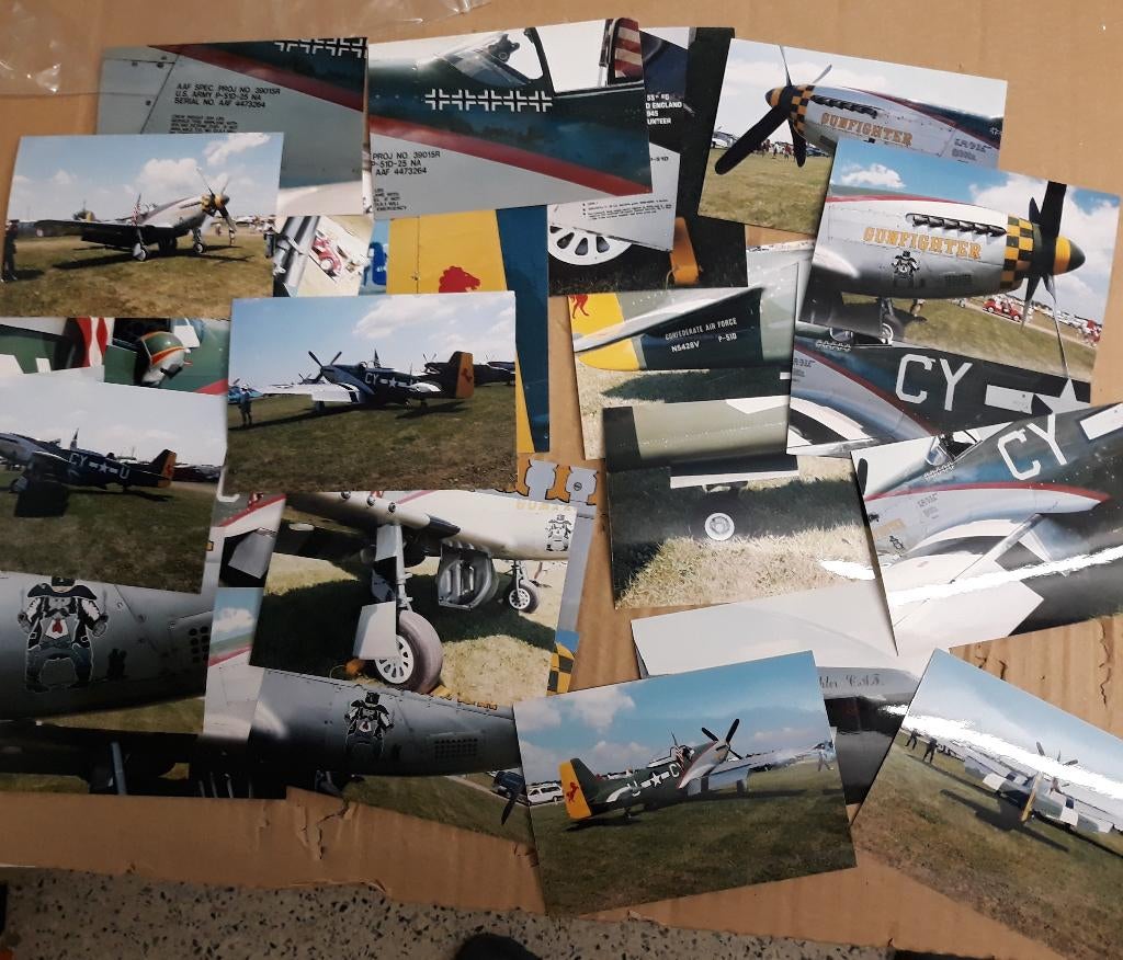 Detailfoto's P-51 Mustang N5428V, Ophalen of Verzenden, Luchtmacht, Foto of Poster