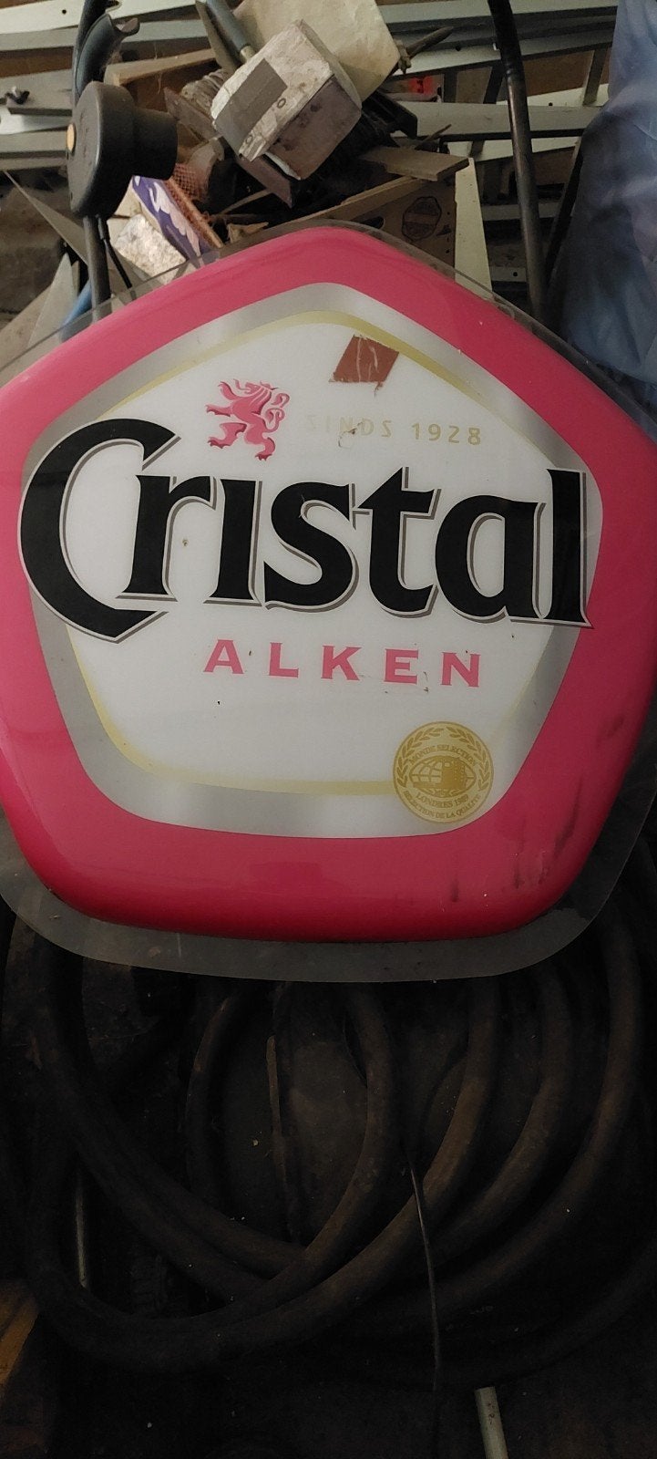 Cristal reclamebord, Enlèvement