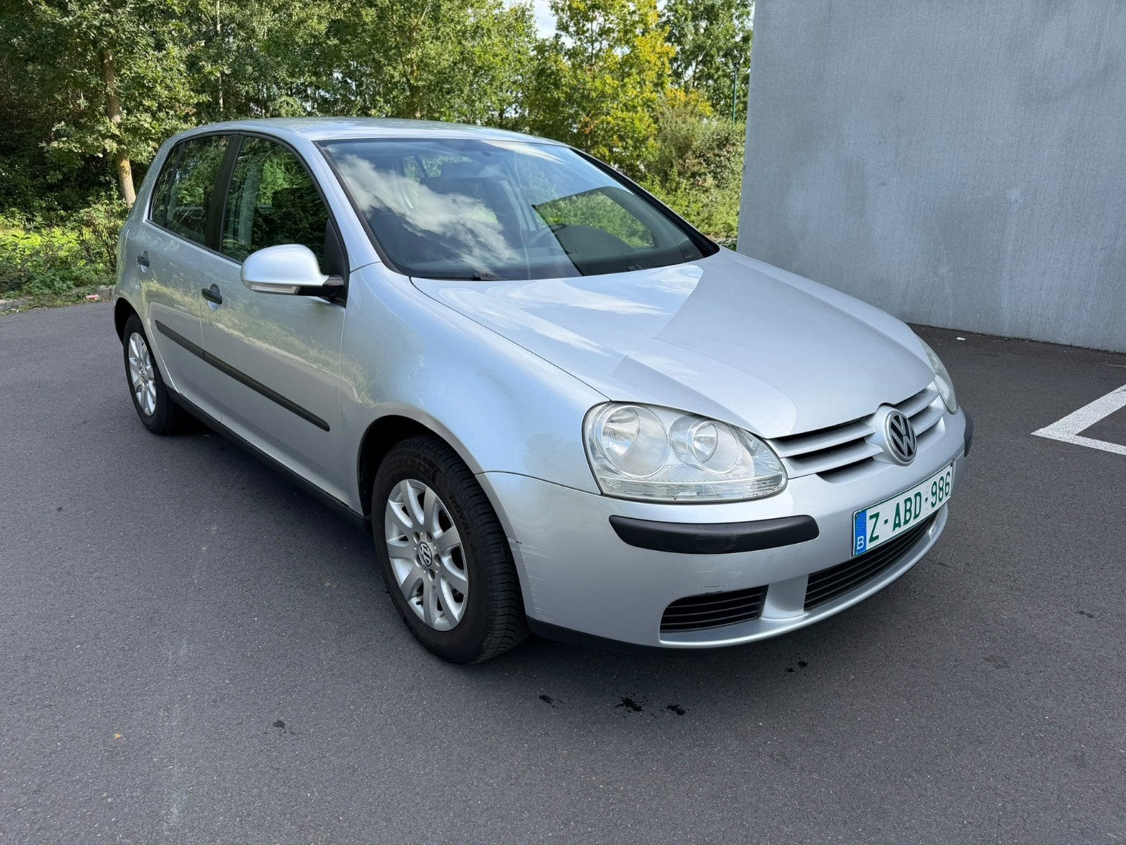 GOLF 5 1.6 BENZINE EURO4 AIRCO BLANCO GEKEURD VOOR VERKOOP, Auto's, Stof, 4 cilinders, 1600 cc, Bedrijf