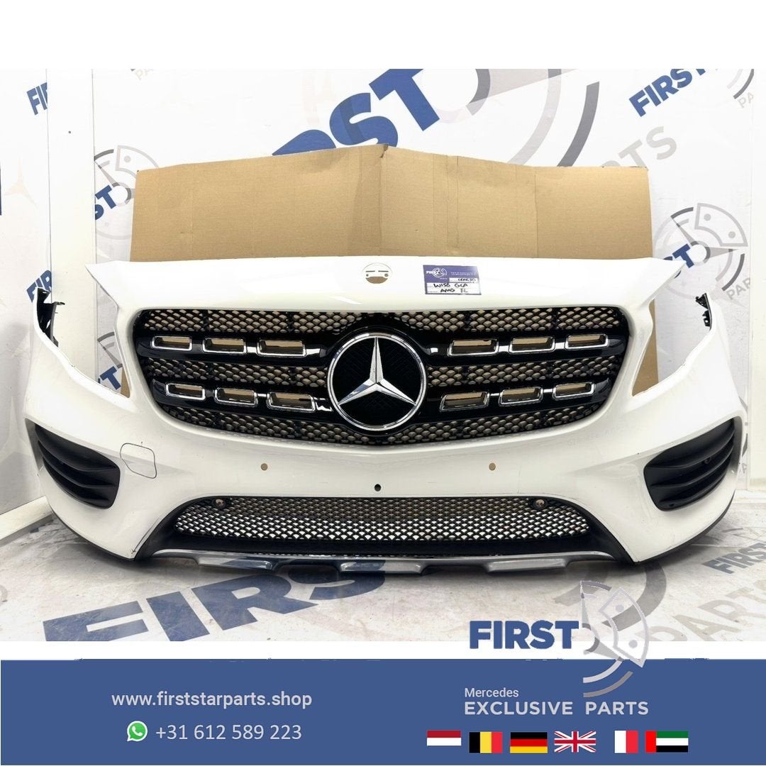 W156 BUMPER GLA FACELIFT AMG VOORBUMPER X156 ZWART WIT GRIJS, Utilisé, -, Avant, -