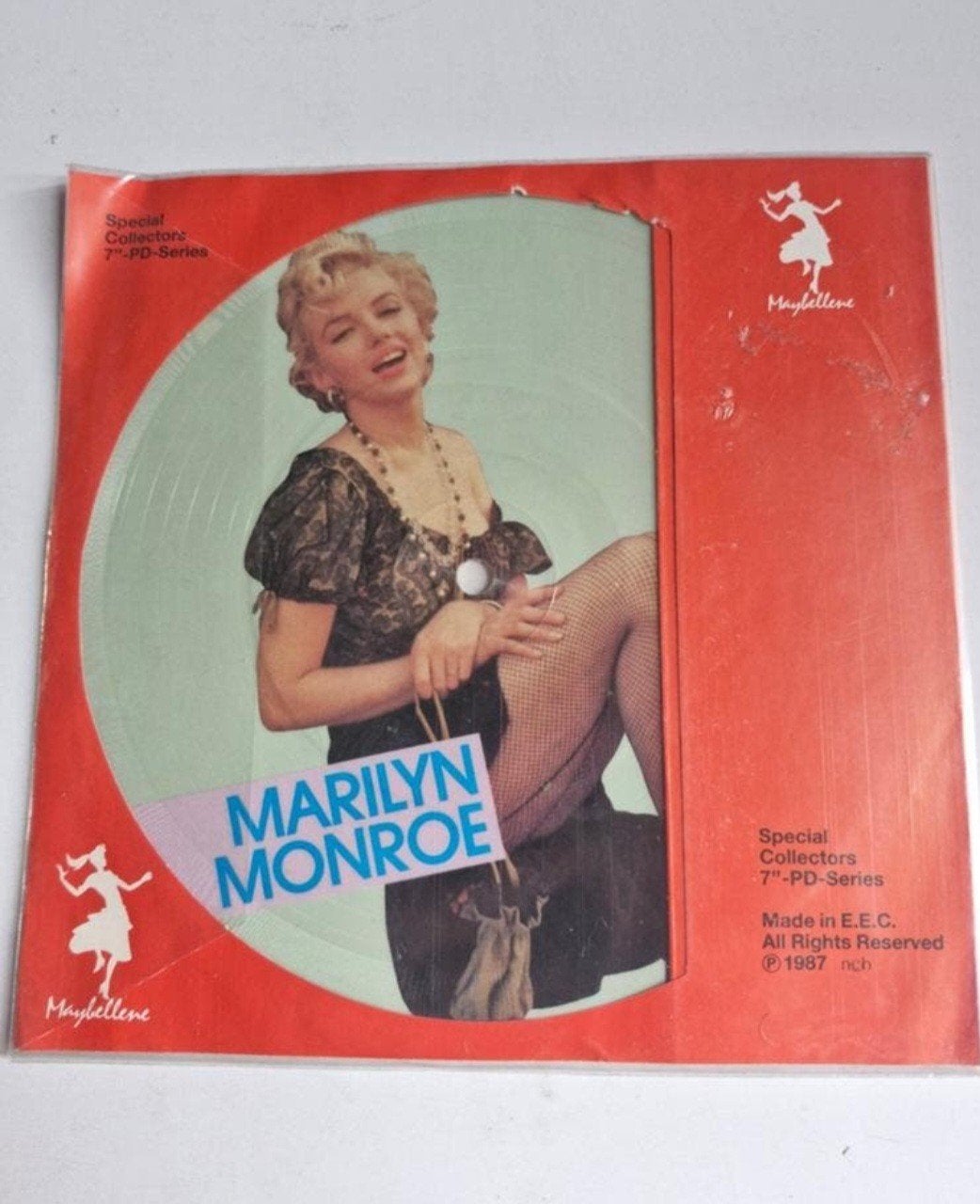 Maryline Monroe color disc 45 tours 1000 que exemplaires, CD & DVD, Enlèvement