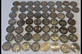 Euromunten verzameling euro munten herdenkingsmunten, Enlèvement ou Envoi, Chypre, 2 euros, Monnaie en vrac