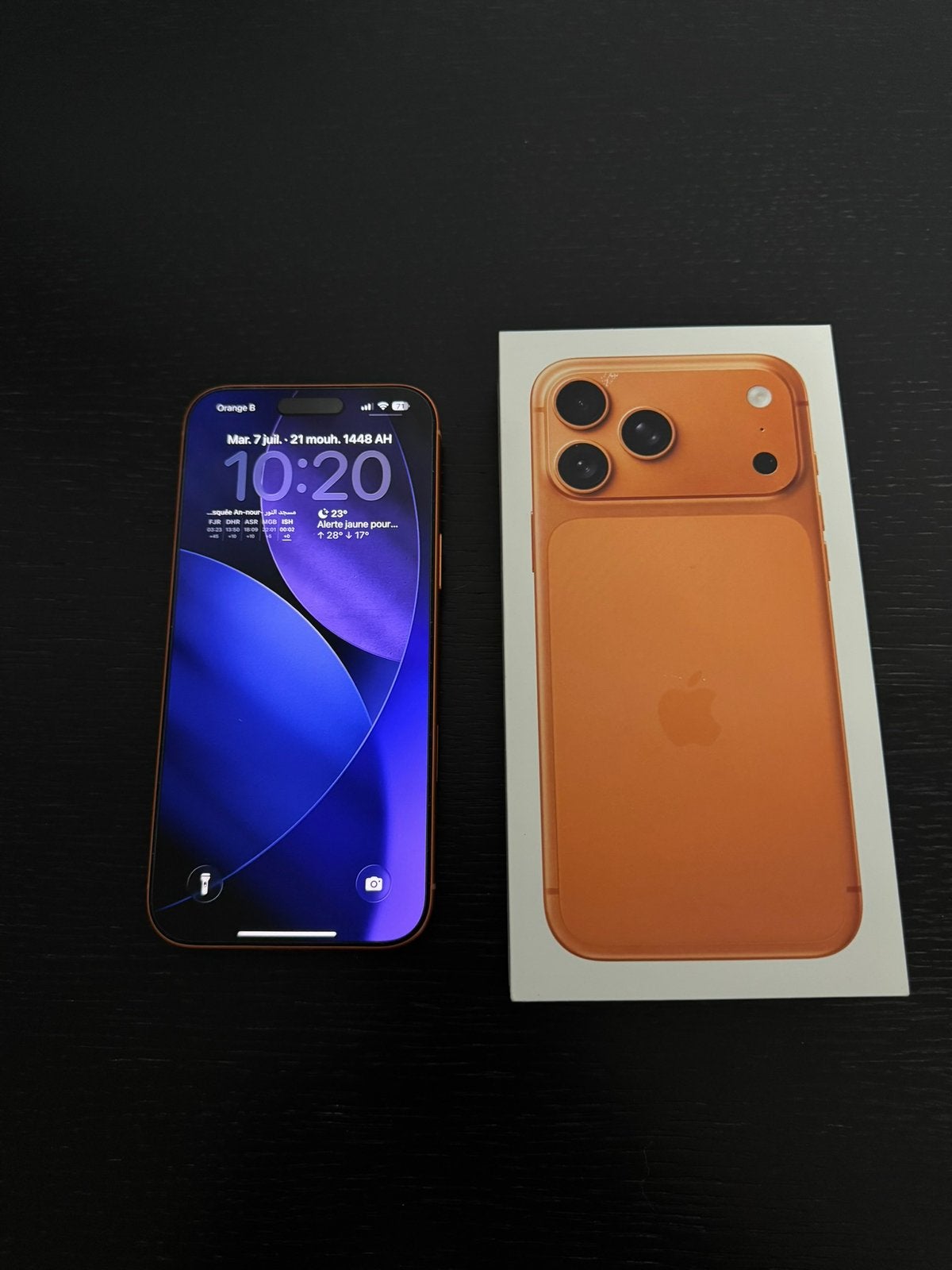 iPhone 17 Pro Max 256 Gb Cosmic Orange à vendre PAS ÉCHANGE, Télécoms, Téléphonie mobile | Apple iPhone, 256 GB, Autres modèles
