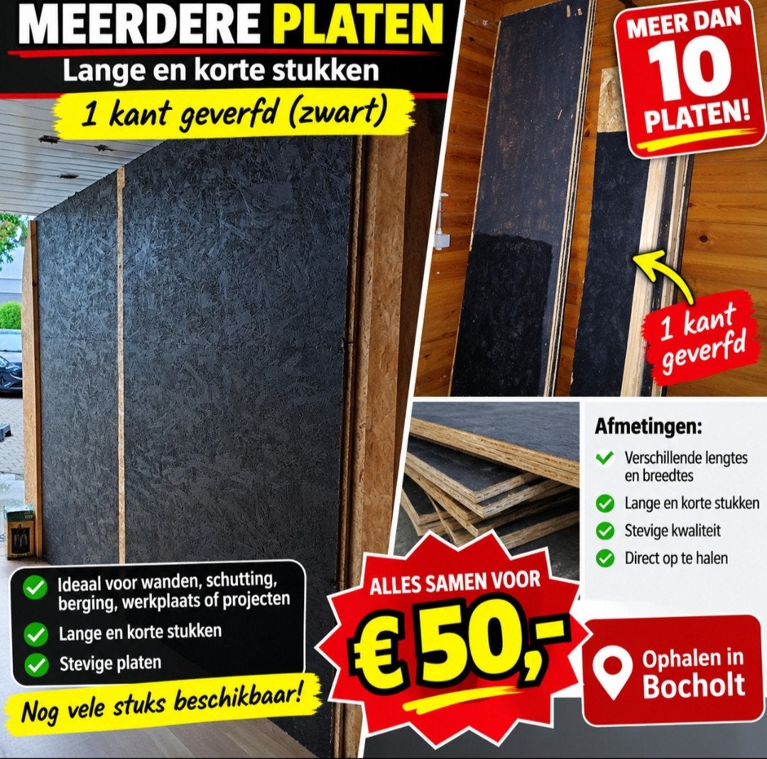 platen, Doe-het-zelf en Bouw, Ophalen