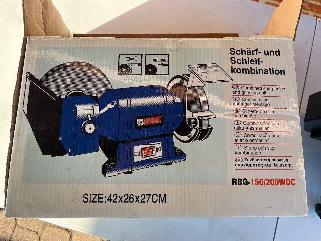 Scherp- en slijpcombinatie, Doe-het-zelf en Bouw, Ophalen, Nieuw, Minder dan 700 watt, Werkbankslijpmachine