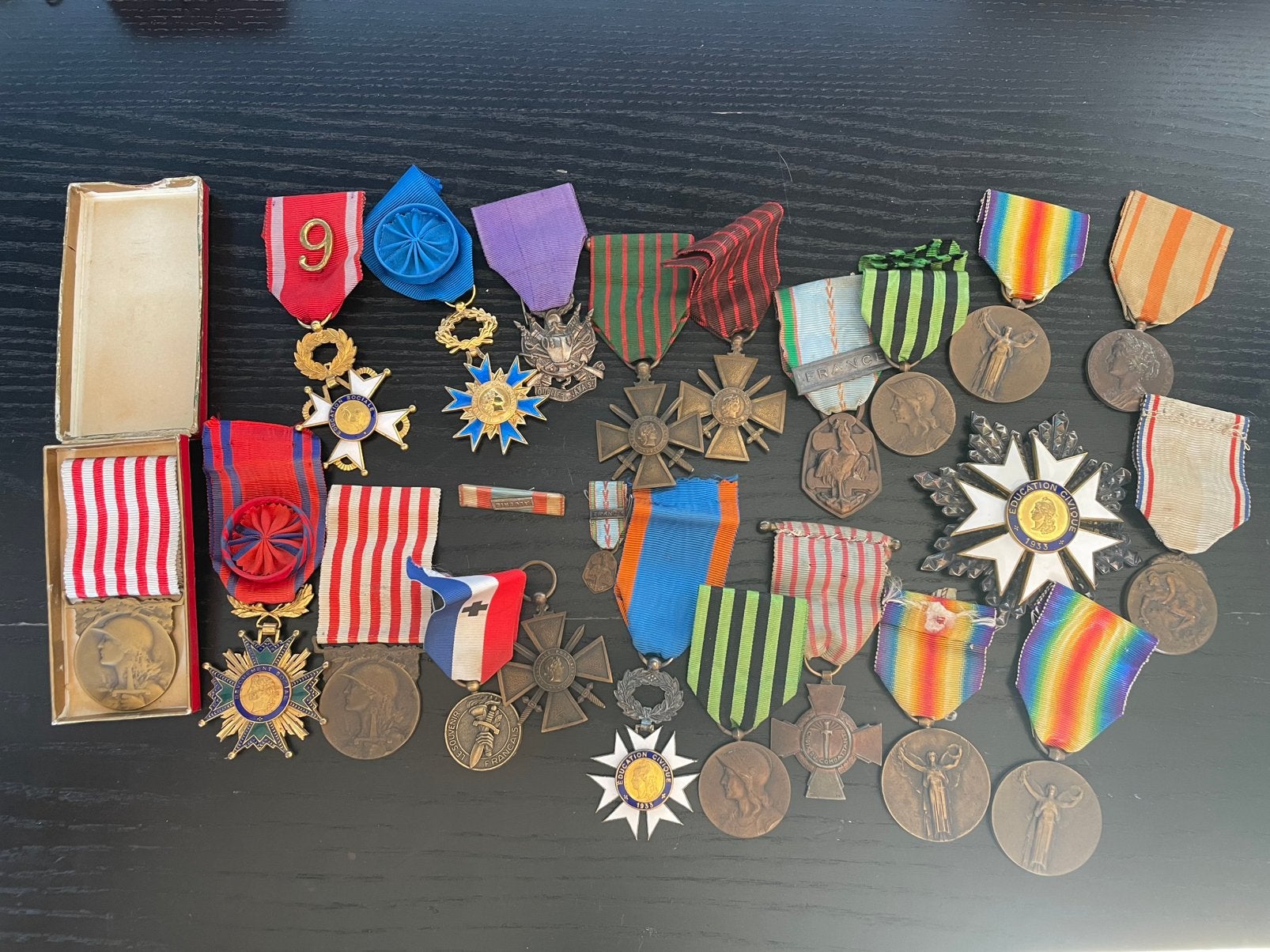 Medaille lot france frankrijk wo1 wo2 ww1 ww2, Enlèvement ou Envoi