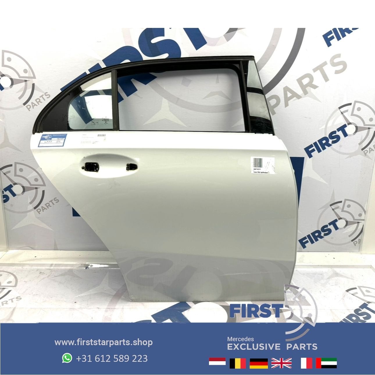 W177 V177 A Klasse SEDAN RECHTS ACHTER DEUR PORTIER WIT Merc, Gebruikt, -, Deur, Achter