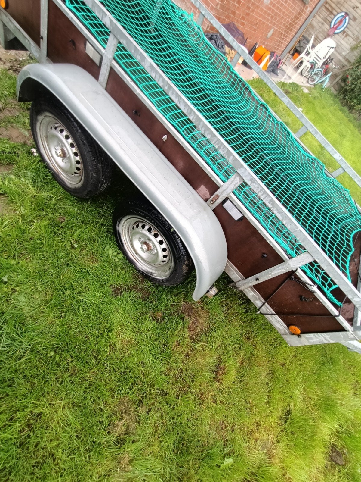 Dubbel as aanhangwagen, Ophalen