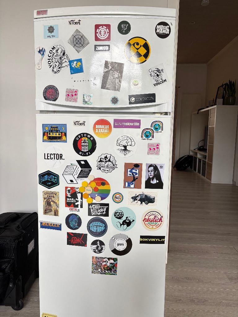 Zanussi combi frigo + diepvries, 120 à 140 cm, Avec compartiment congélateur, Enlèvement, Utilisé