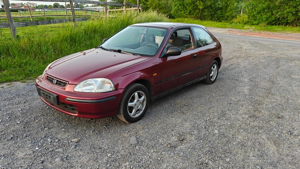 Honda civic ek3, Auto's, Voorwielaandrijving, Stof, Open dak, Handgeschakeld