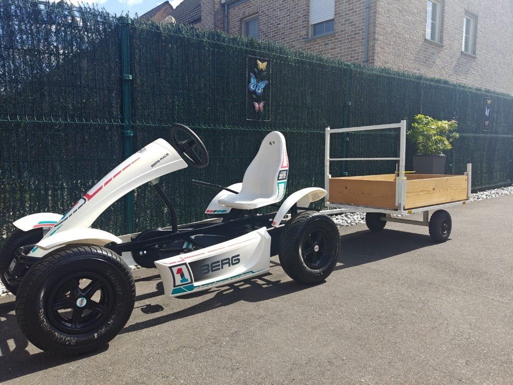 Berg Go-cart met extra zit en aanhangwagen, Kinderen en Baby's, Ophalen, Gebruikt, Trapvoertuig
