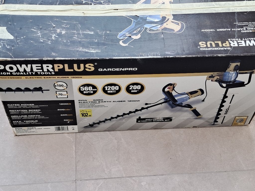 Powerplus elektrische grondboor, Ophalen, Zo goed als nieuw, Grondboor, Powerplus garden