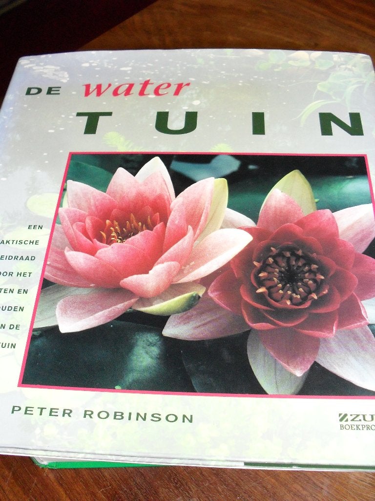 De watertuin (128 blz.), Tuinontwerpen, Ophalen of Verzenden, Zo goed als nieuw, P. Robinson
