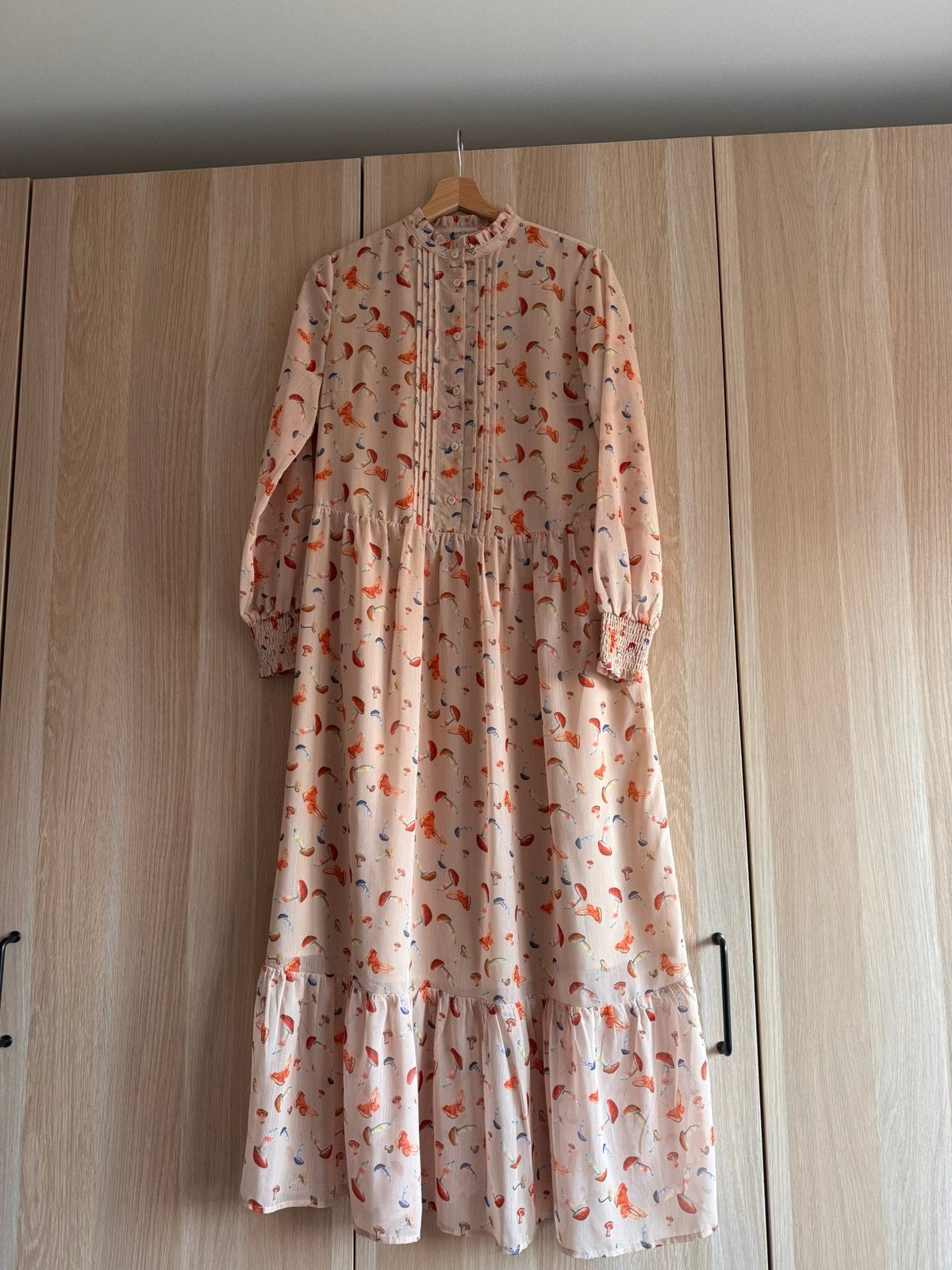 Zalmroze jurk - I AM (JBC), Enlèvement ou Envoi, Taille 34 (XS) ou plus petite, Sous le genou, Multicolore