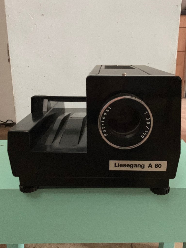 Projecteur de diapositives Liesegang A60, Enlèvement, Utilisé
