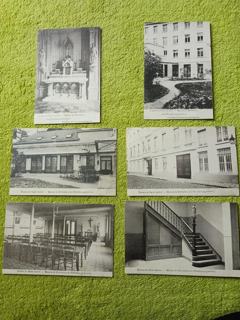 Oude postkaarten . Hoboken ., Ophalen of Verzenden
