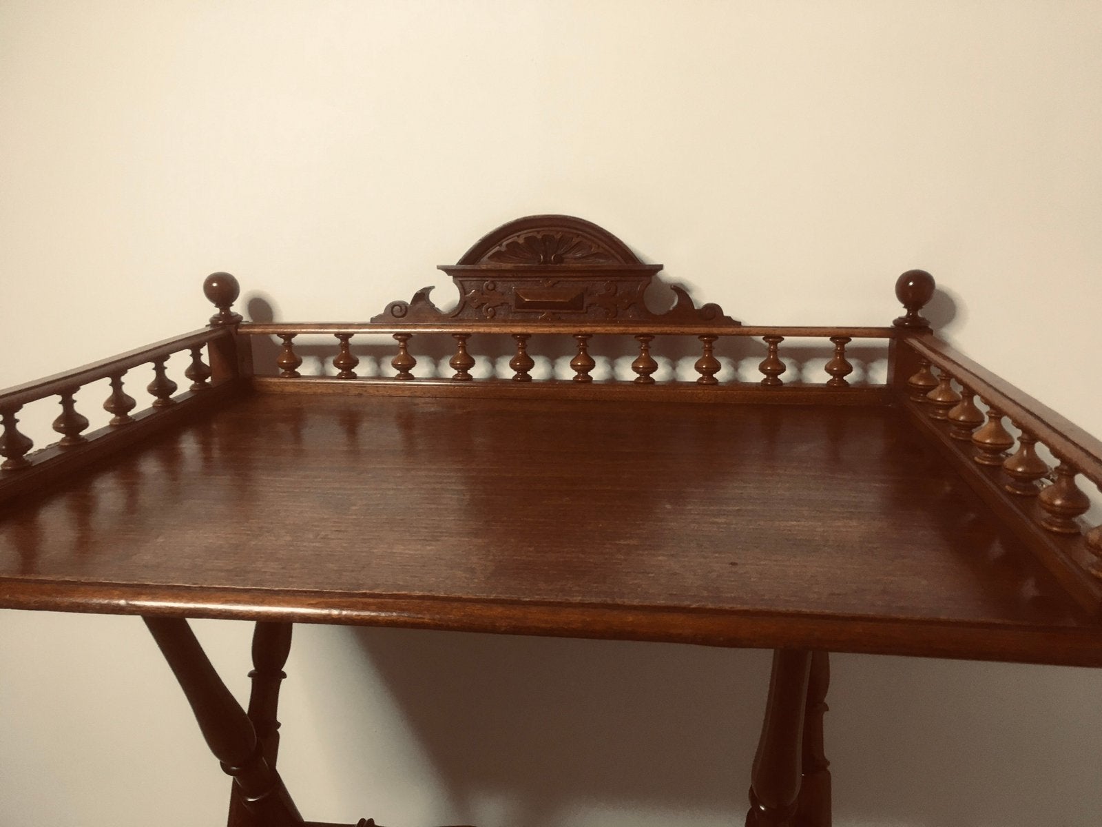antieke Engelse butler tray, Ophalen