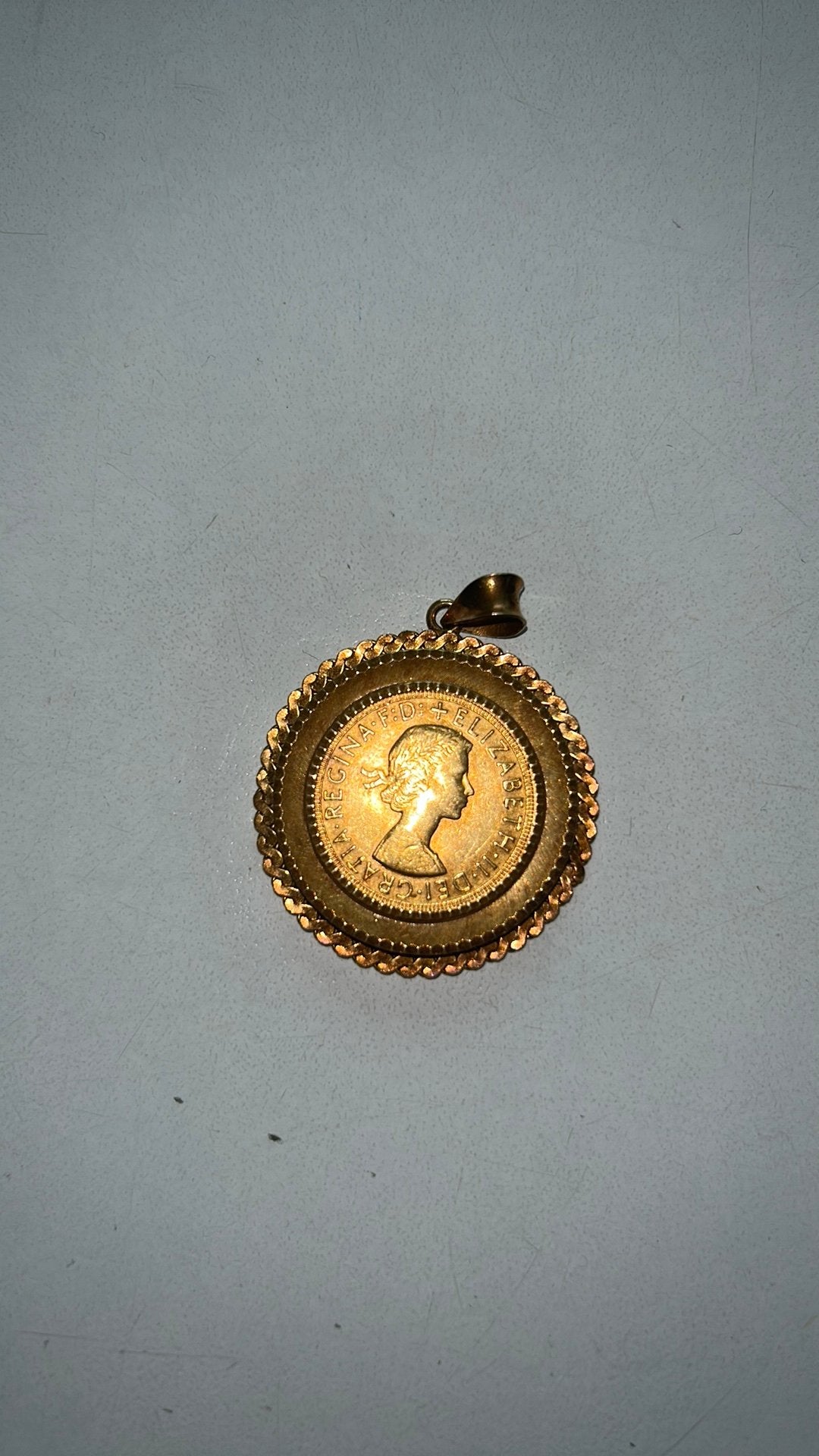 Britse gouden Sovereign uit 1966, Antiek en Kunst, Ophalen, Goud