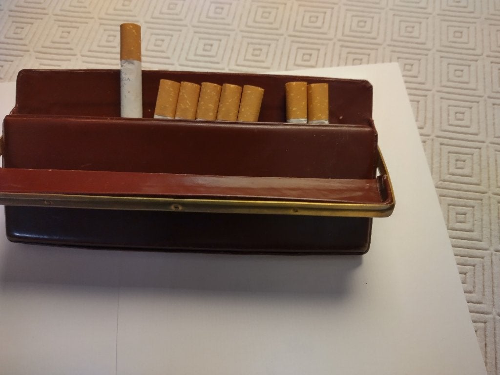 1963 BELGA ETUI, Verzamelen, Ophalen, Zo goed als nieuw, Tabaksdoos of Verpakking