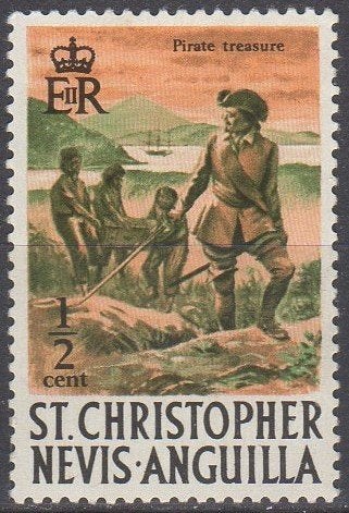 St.Christopher-Nevis-Anguilla - Piratenschat - 1970, Enlèvement ou Envoi, Non oblitéré