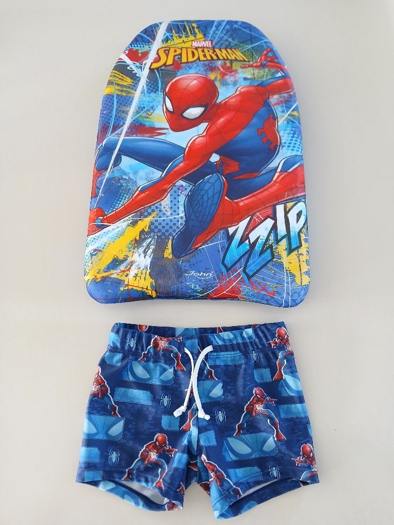 Zwemplank spiderman nieuw en zwemslip maat 98, Ophalen of Verzenden, Nieuw