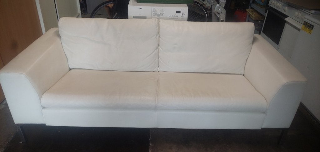 2.5 zits zetel te koop van het topmerk Natuzzi, Ophalen, Zo goed als nieuw, Driepersoons, Leer