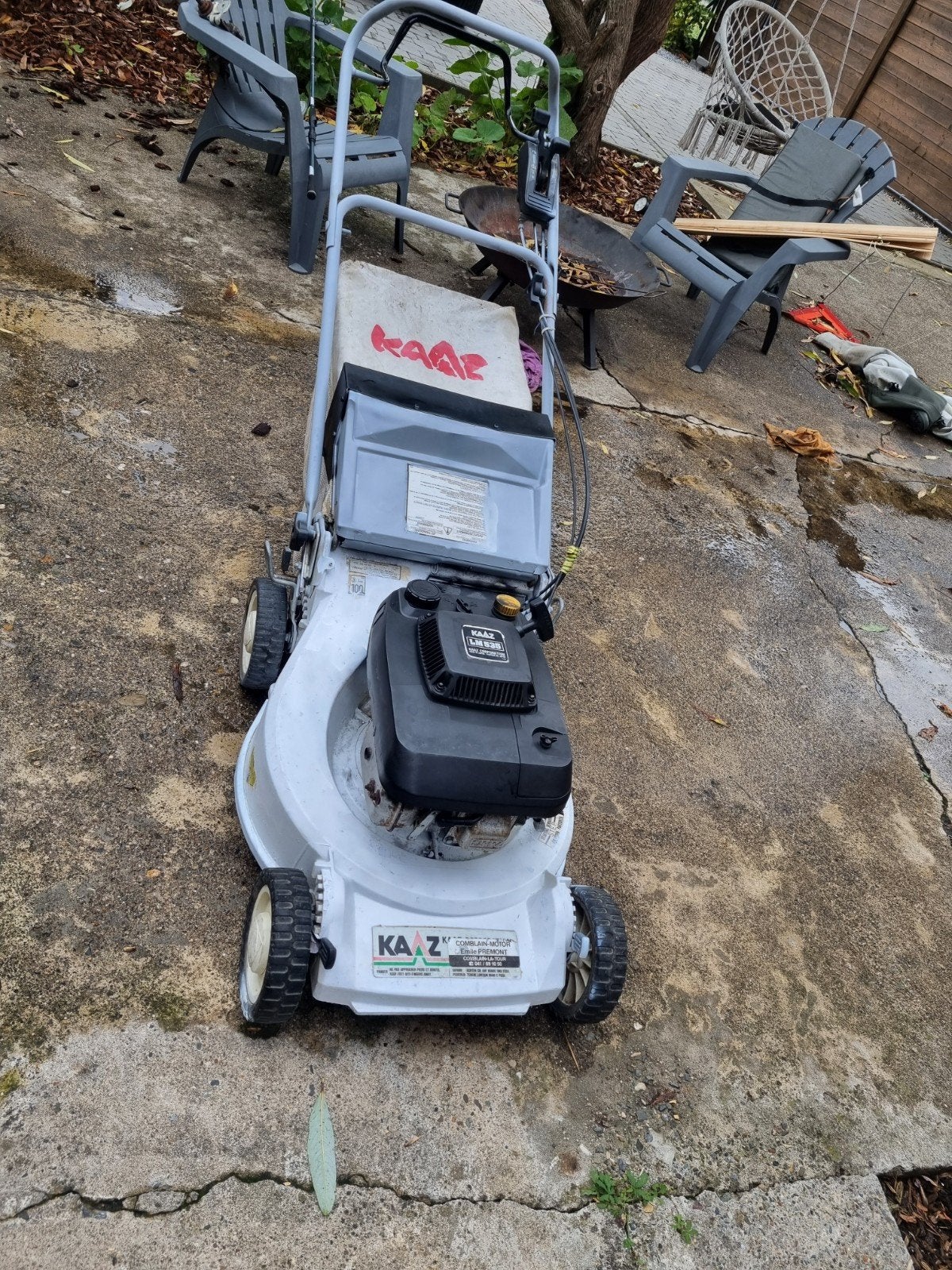 tondeuse pro kaaz 100€, Ophalen