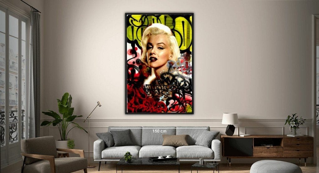 BOROE – Marilyn Monroe Edition 1, Ophalen of Verzenden, Schilderij/print, Overige materialen, Meerkleurig