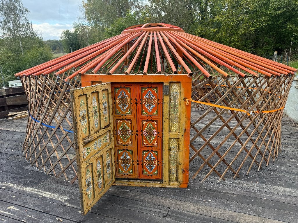 à vendre : Yourte mongole traditionnelle, Caravanes & Camping, Enlèvement, Utilisé