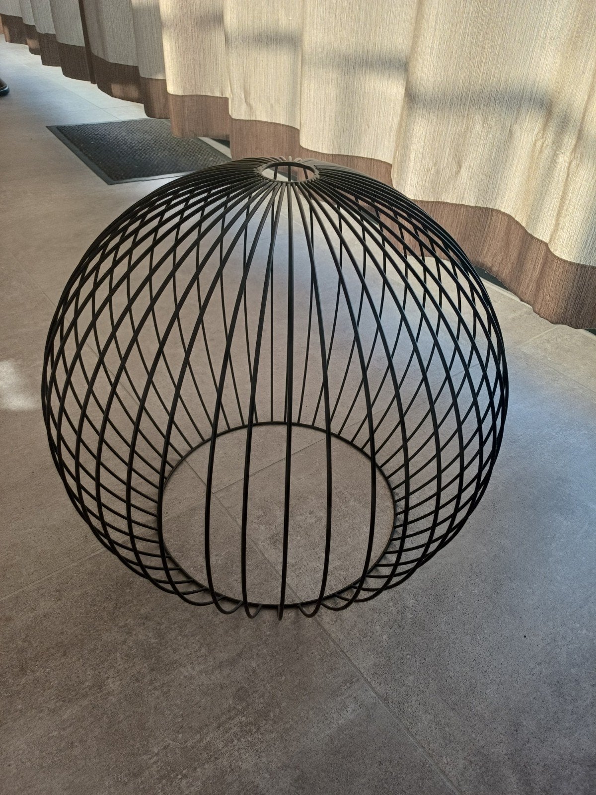 lampenkap, Huis en Inrichting, 40 cm, Zwart, Rond, Zo goed als nieuw