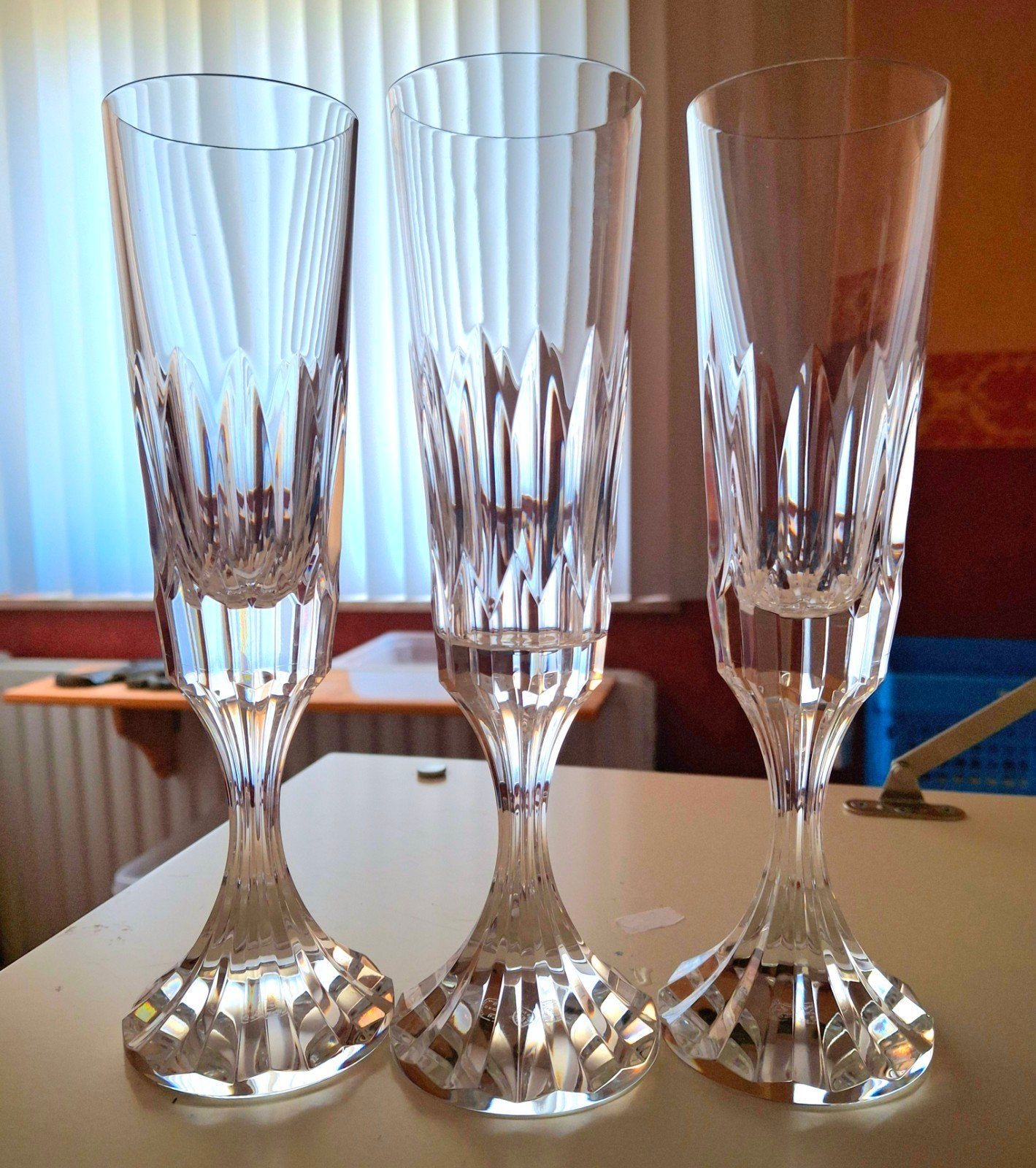 Baccarat, model Assas: 11 schitterende Champagne glazen., Ophalen