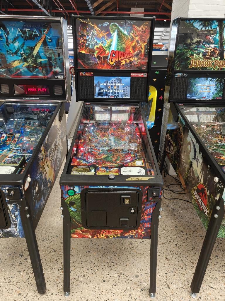 flipperkast / flipper / pinball Godzilla, Verzamelen, Ophalen, Gebruikt, Flipperkast, Stern