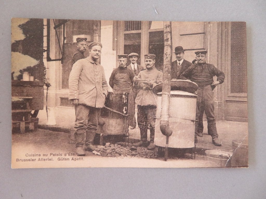 Cuisine au Palais d,Eté Bruxelles Brusseler allerlei WO1, Ophalen of Verzenden, Overige soorten, Foto of Poster