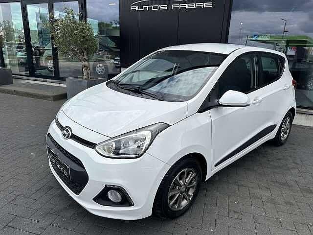 Hyundai i10 1.0i AUTOMATIQUE AIRCO 85000km, Automaat, Zwart, 48 kW, Wit