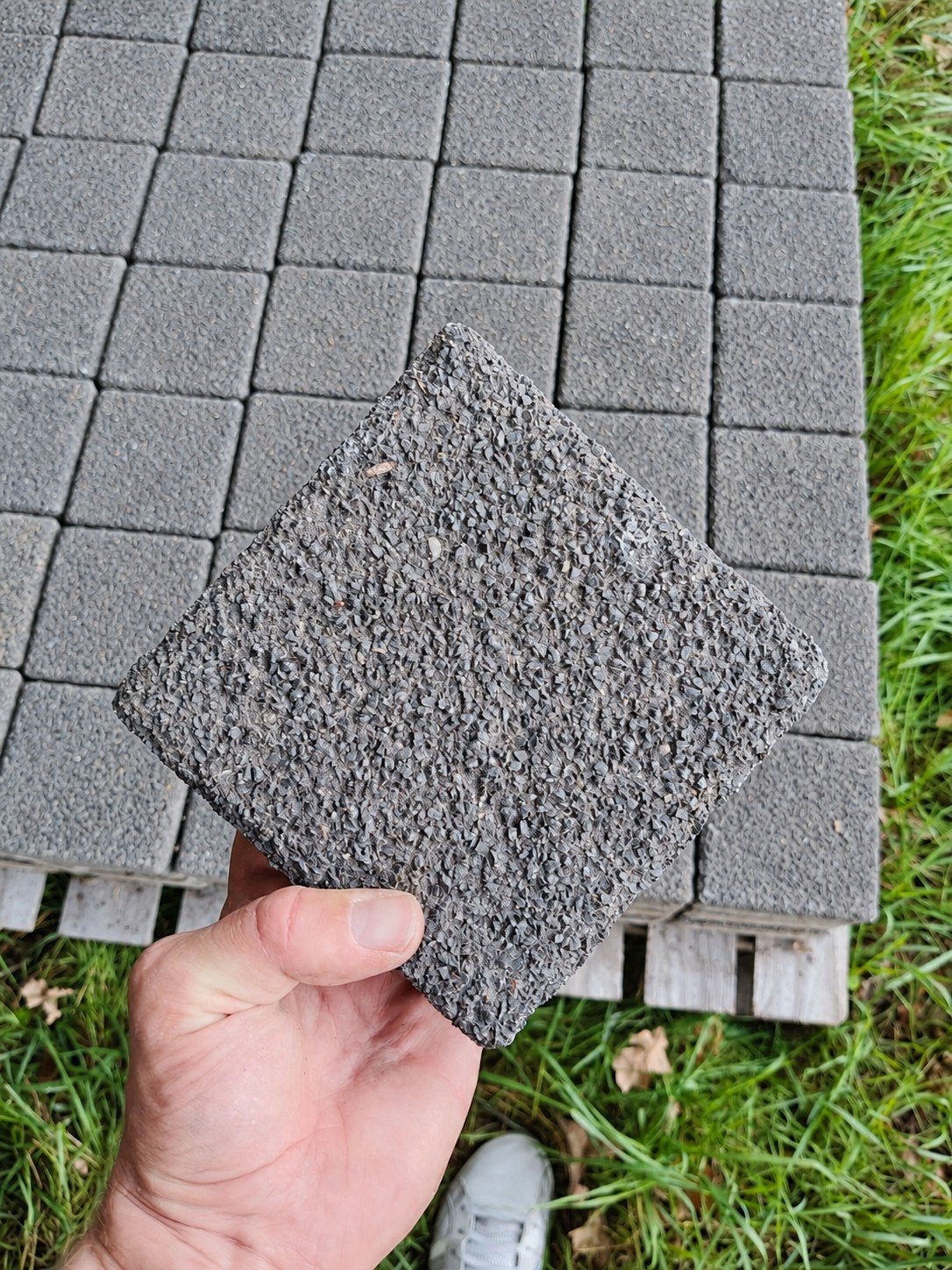 Klinkers anti slip antraciet 10x10x6 cm, Tuin en Terras, Ophalen, Klinkers
