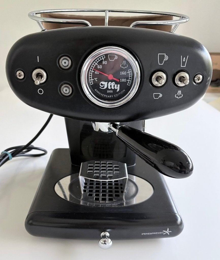 Illy X1 Anniversary zwart koffiemachine espressomachine, Elektronische apparatuur, Koffiemachine, Ophalen of Verzenden, Zo goed als nieuw