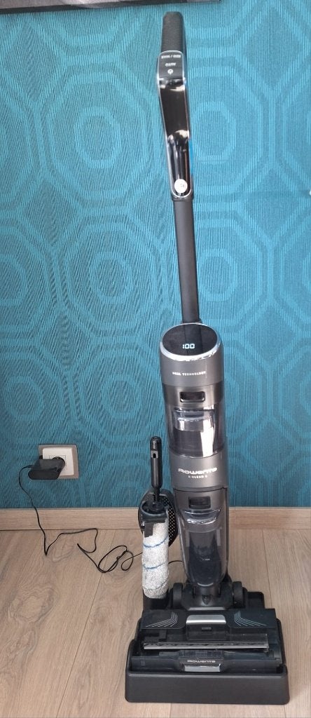 Rowenta X-Clean 4 2-in-1 Vloerreiniger & Stofzuiger, Gebruikt, Vloerreiniger, Minder dan 1200 watt, Reservoir