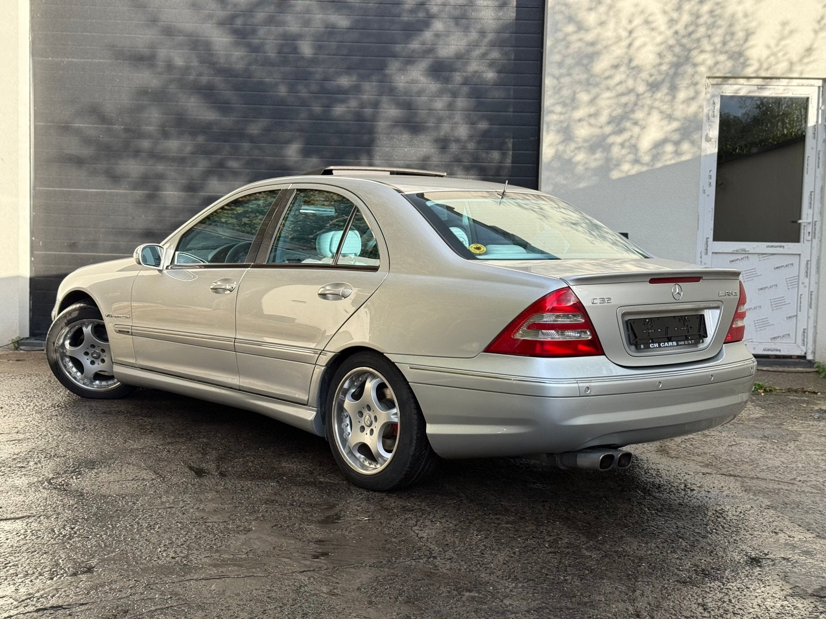Mercedes C200 AMG-compressorpakket, Auto's, Automaat, Leder, Bedrijf, Berline
