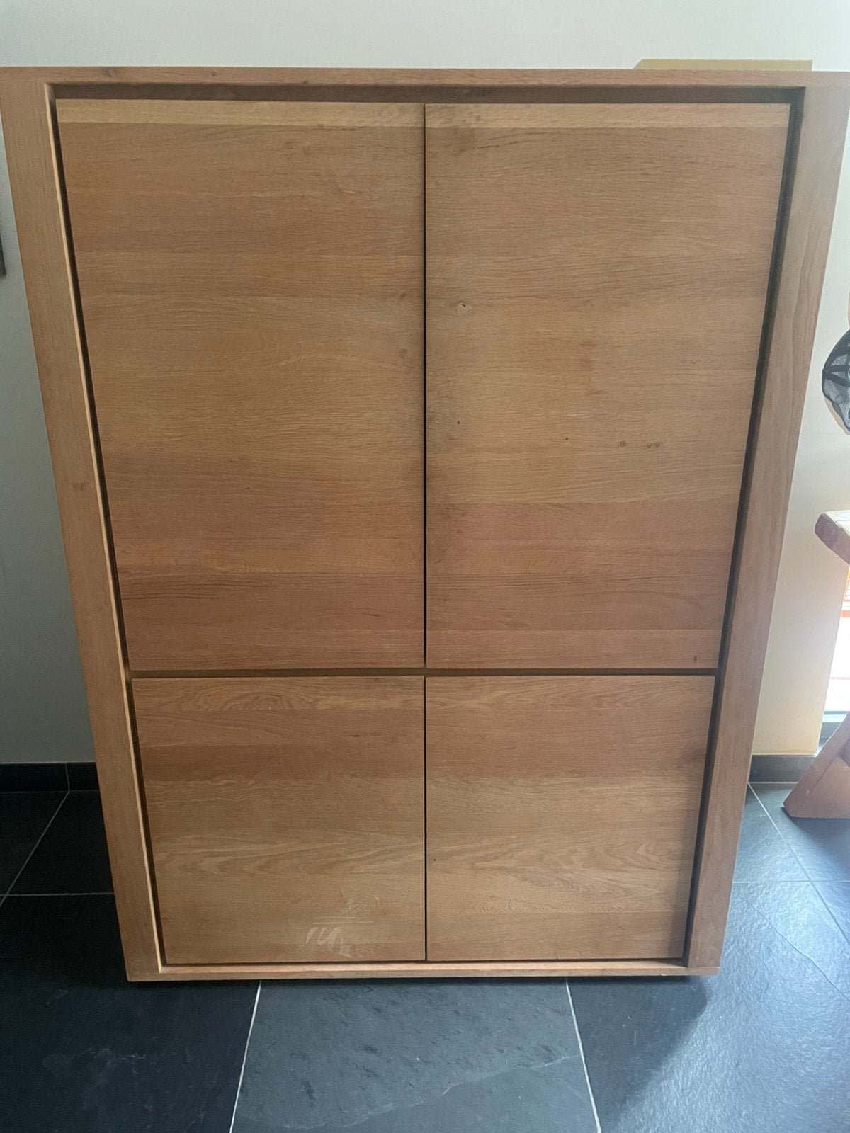 Armoire entièrement en chêne avec portes, Avec porte(s), 25 à 50 cm, Enlèvement, Utilisé