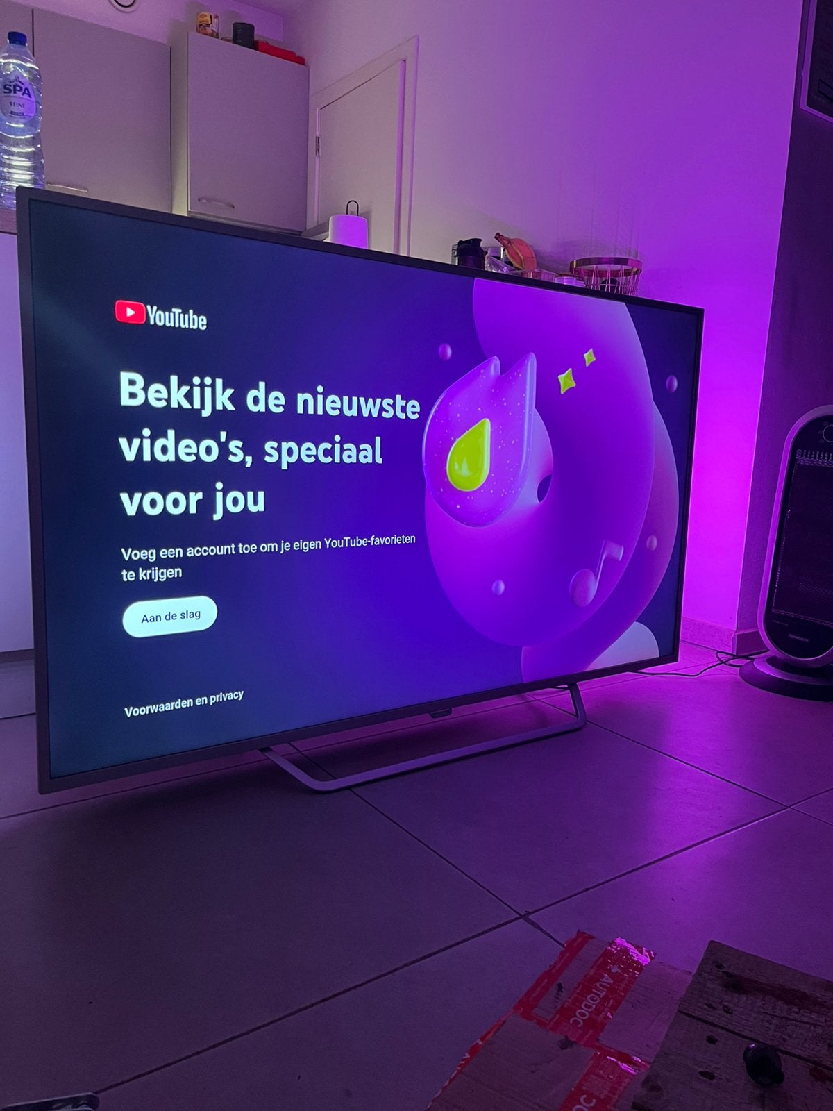 Philips 65 Inch Android Tv Smart Tv, Philips, LED, Enlèvement ou Envoi, 50 Hz