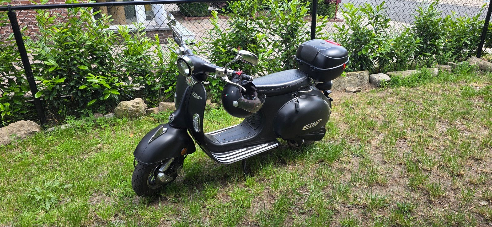​E-Team Elektrische Scooter Klasse B (2020) – 2 accuus, Vélos & Vélomoteurs, Scooters | Marques Autre, Comme neuf, Classe B (45 km/h)