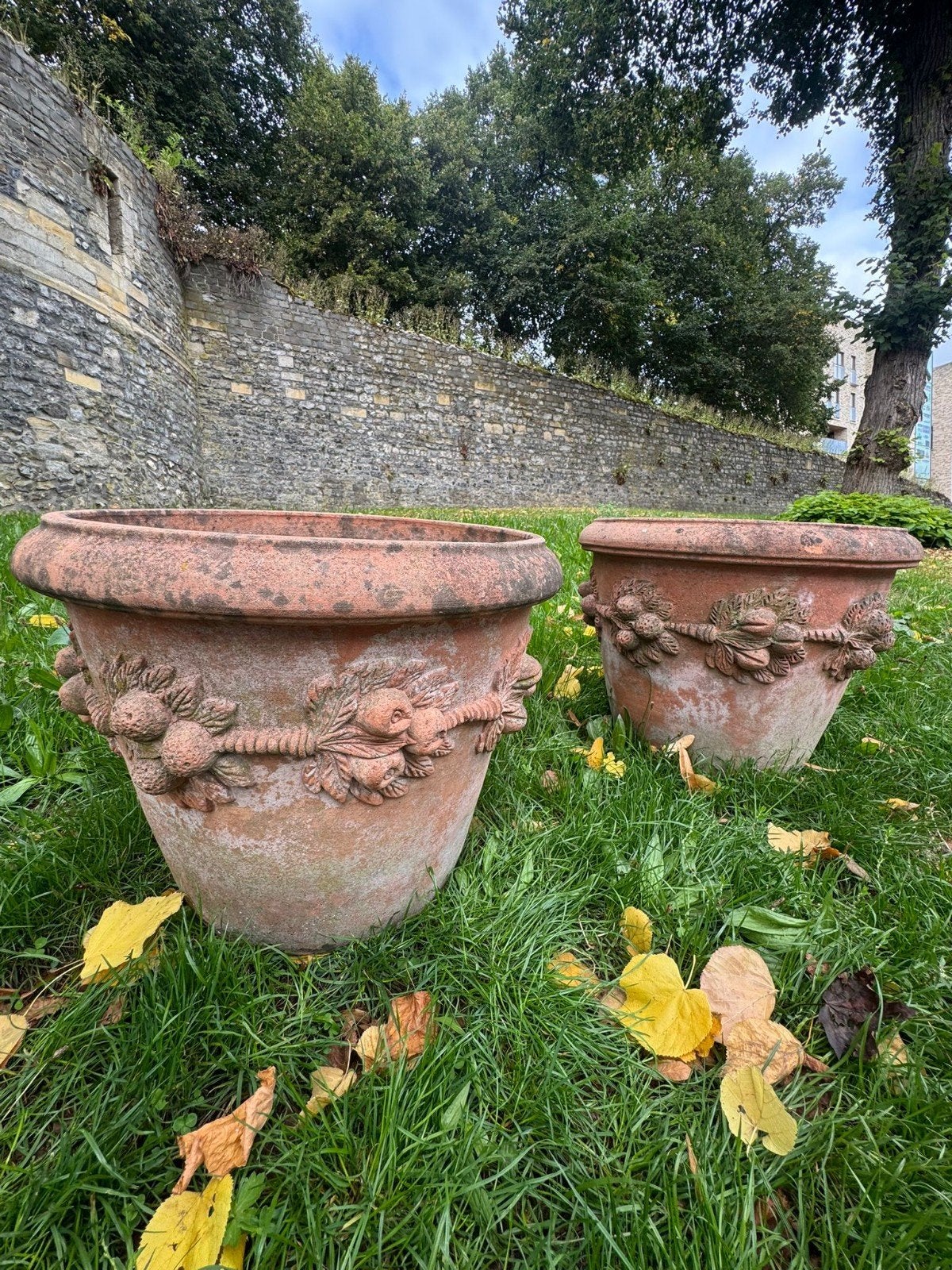 paire de pots de fleurs en terre cuite (inpruneta), Enlèvement