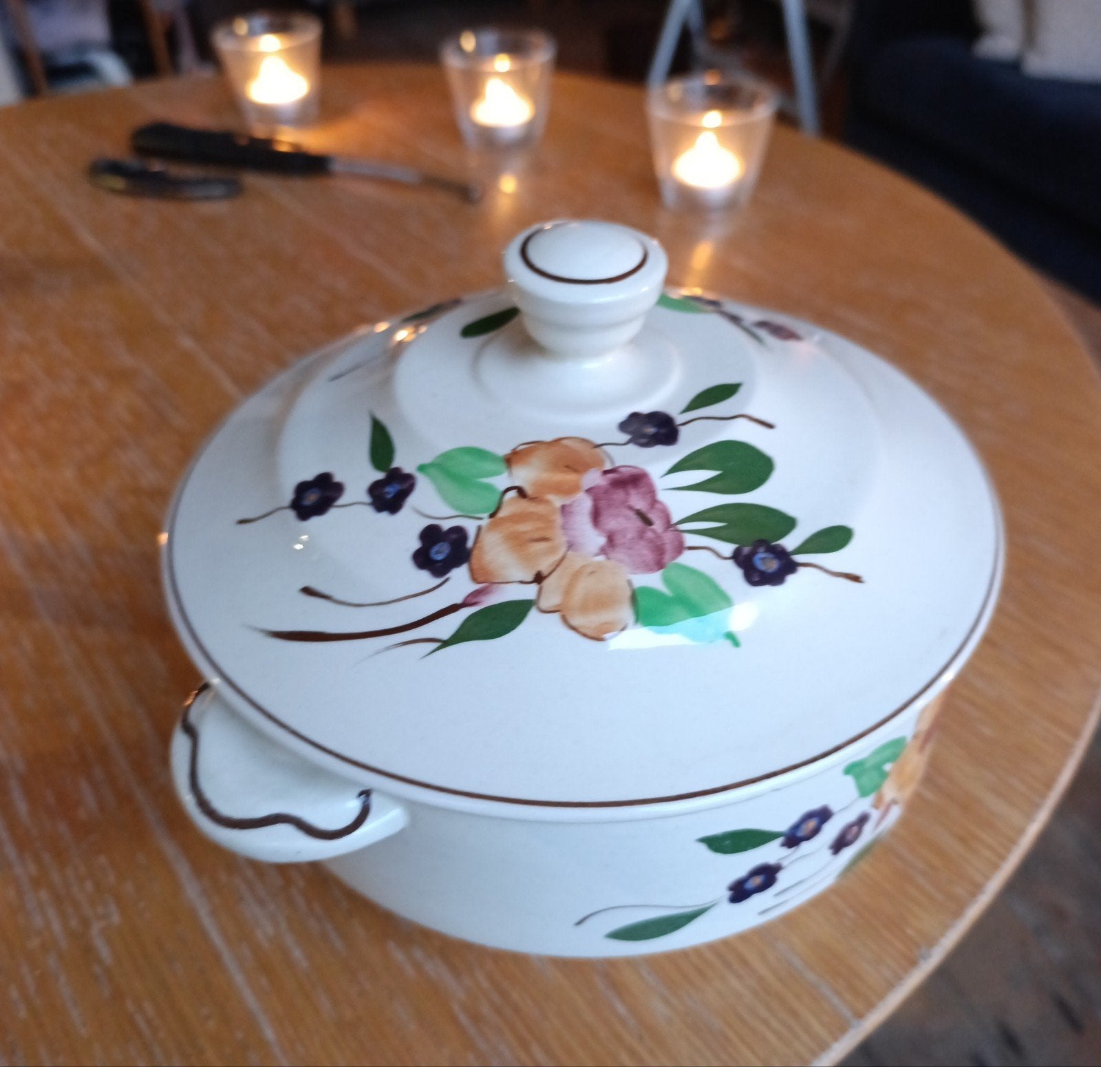 Boch Frères soepkom 25cm Belgische makelij, Antiek en Kunst, Ophalen