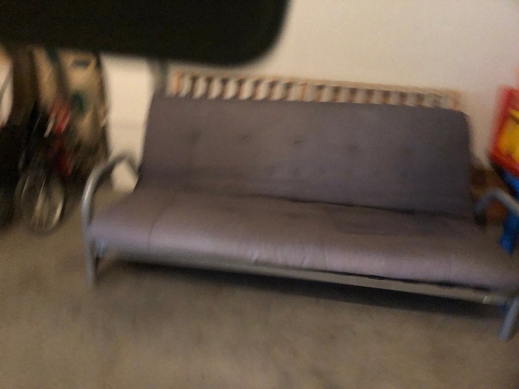 uitklapbaar 2 persoonsbed om te bouwen naar zetel, Ophalen, Minder dan 75 cm, 125 cm of meer, Zo goed als nieuw