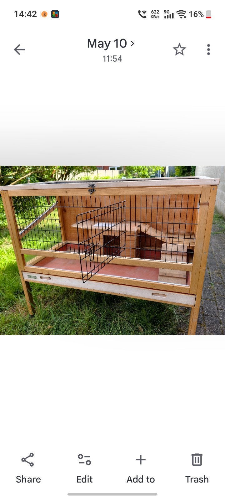 Hoi kooi konijnen of cavias, Dieren en Toebehoren, Ophalen, Kooi