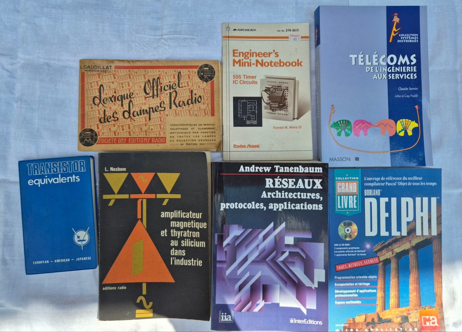 Lot de livres d'électronique, Télécom et réseau, Enlèvement ou Envoi