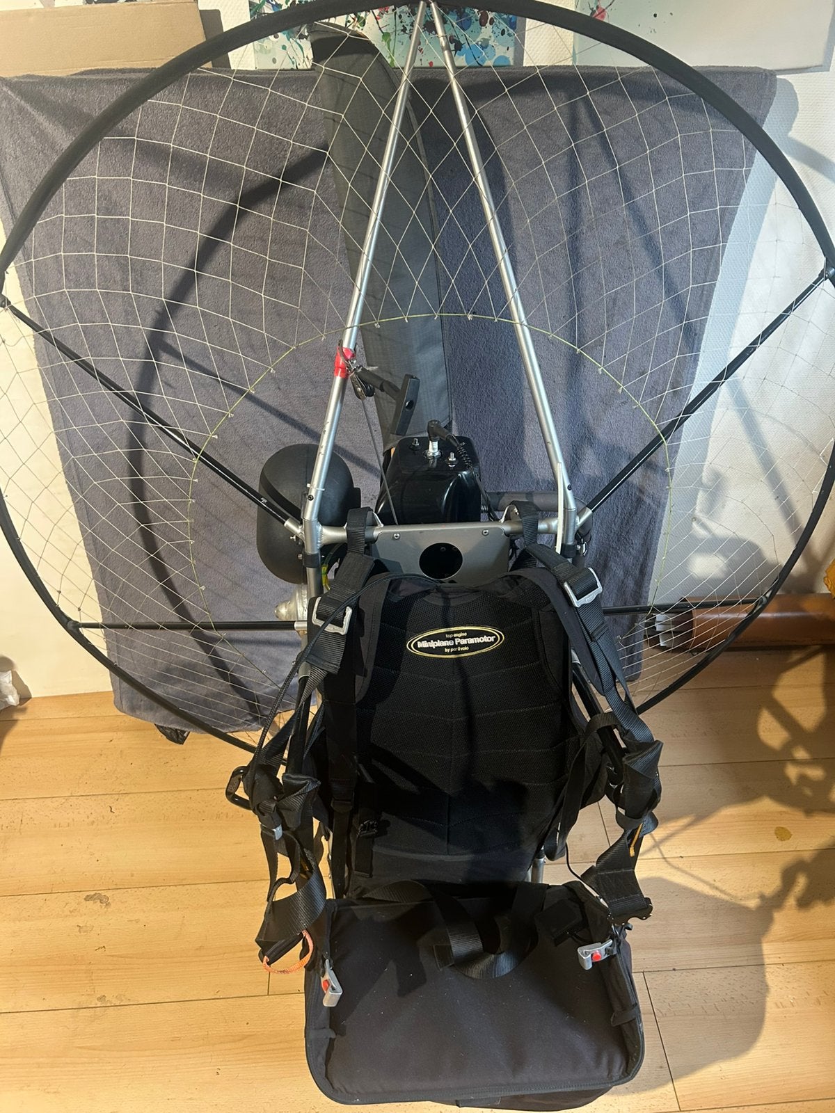 Top80 paramotor, Ophalen, Zo goed als nieuw